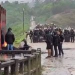 Vídeo  : Morador filma momento exato de queda de muro em Taió