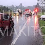 Veículo Capota na BR-470 em Agronômica