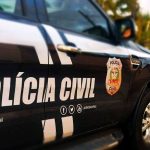 Condutor abandona carro após colidir em poste e capotar na SC-114 em Taió