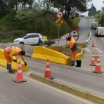 Obras de Elevação na BR-470 em Agronômica Iniciam com Operação Pare e Siga