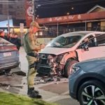 Colisão entre veículo e caminhão na BR-470 em Pouso Redondo