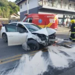 Incêndio em restaurante mobiliza bombeiros no centro de Presidente Getúlio