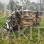 Colisão entre dois veículos é registrada na SC-281 em Atalanta