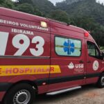 Queda de moto deixa mulher de 38 anos ferida na SC-350 em Taió