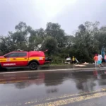 Gestante de 17 anos fica ferida após queda de moto em Ituporanga