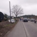 Capotamento na SC-350 em Ituporanga deixa três pessoas feridas