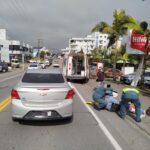 Carro bate em poste e deixa mulher ferida em Presidente Getúlio