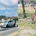 Homem fica ferido em colisão entre carro e motoneta na SC-114 em Taió