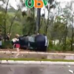 Colisão entre carros deixa três pessoas feridas em Ibirama