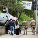 Motorista fica ferido após colisão na BR-47 em Rio do Sul