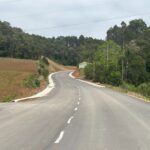 Incêndio atinge van na SC-350 e motorista é encaminhado ao hospital