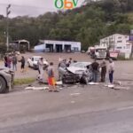 Acidente no Centro de Rio do Sul