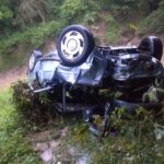 Capotamento é registrado na BR-470 em Rio do Sul