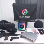 Homem foragido por estelionato, roubo e furto é preso pela Polícia Militar em Pouso Redondo