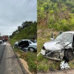 Motociclista sofre ferimentos graves após colisão com caminhão na BR-470 em Lontras
