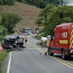 Capotamento é registrado na BR-470 em Agronômica