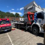 Idosa fica ferida após atropelamento na BR-470 em Pouso Redondo