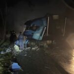 Acidente entre carro e caminhão deixa criança ferida na BR-470 em Pouso Redondo