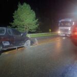 Colisão entre dois veículos é registrada na BR-470 em Trombudo Central