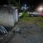 Homem fica inconsciente após carro cair em ribanceira e capotar em Taió